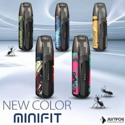 Justfog Minifit Pod Mod yeni renk seçenekleri, şık tasarımlı kitler.