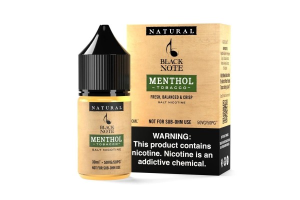 Black Note Menthol Tobacco Salt Likit